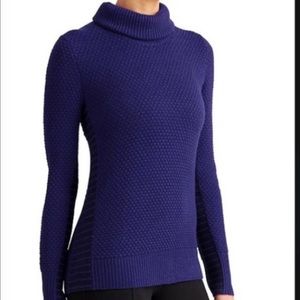 Athleta Merino Marina Sweater Blue XS